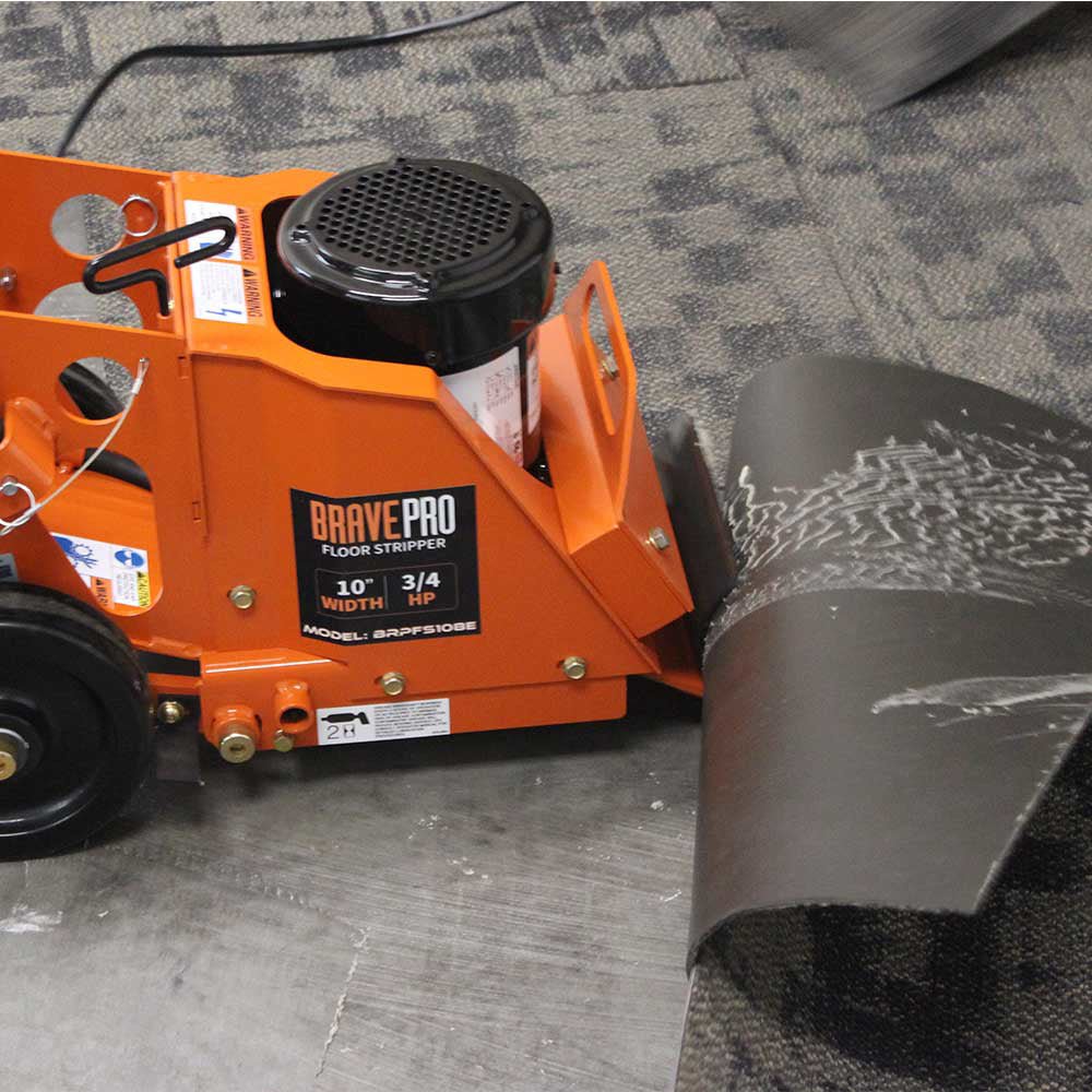 Brave Heavy Duty Electric Floor Stripper - 10 Inch Max Width for Hardwood, Tile & Vinyl Floor Removal | Perfect for Home Renovation & Commercial Use