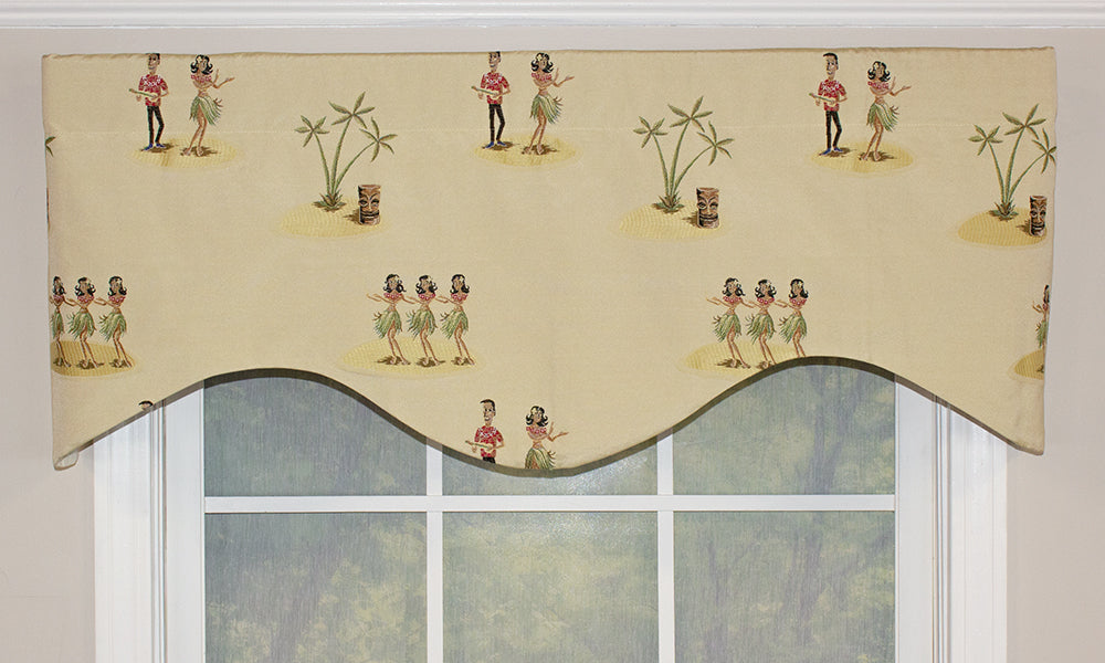 Elegant Hula Hula Cornice Valance - Premium Window Treatment for Living Room & Bedroom Decor - Perfect for Home & Office Interior Design