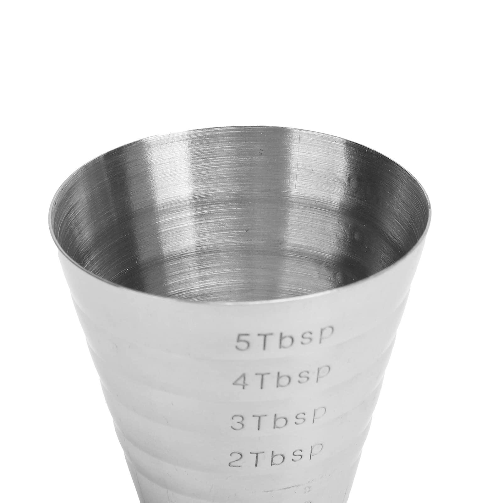 75ml 2.5oz Stainless Steel Measuring Cup with Scale - Professional Cocktail Jigger for Bartenders, Home Bars & Restaurants - Multi-Purpose Ounce Cup for Mixing Drinks, Cooking & Baking - Perfect for Bars, Hotels, Cafes & KTVs