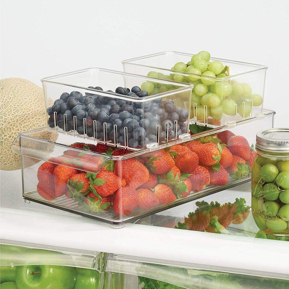 iDesign Linus Pullz Wide Cabinet Organizer - Expandable Drawer Organizer for Kitchen, Bathroom & Office Storage - Space Saving Shelf & Cabinet Organizer for Spices, Utensils & Supplies