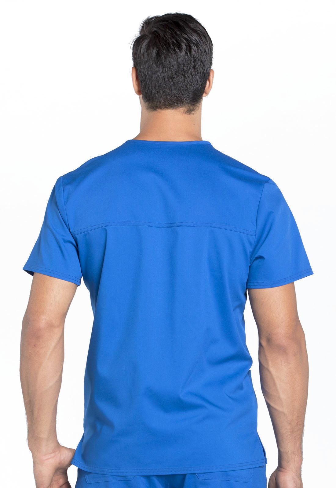 Men's 3 Pocket V-Neck Scrub Top - Comfortable Medical Uniform for Doctors & Nurses (Sizes 2XL to 5XL) - Perfect for Hospitals, Clinics & Healthcare Professionals