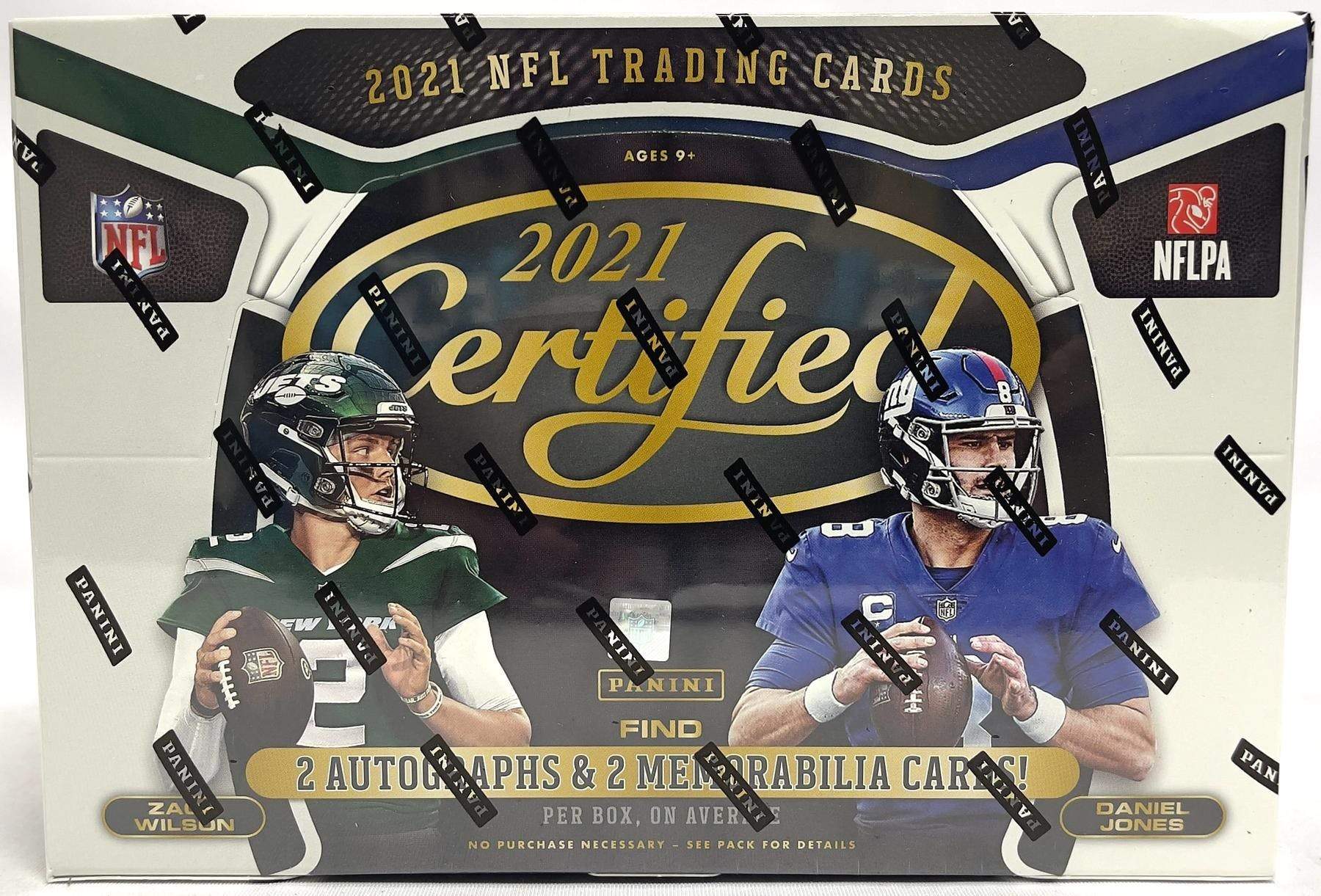 2021 Panini Certified Football Hobby Box - 24 Packs with Autographs & Memorabilia Cards - Perfect for Collectors, Investors & Fantasy Football Fans