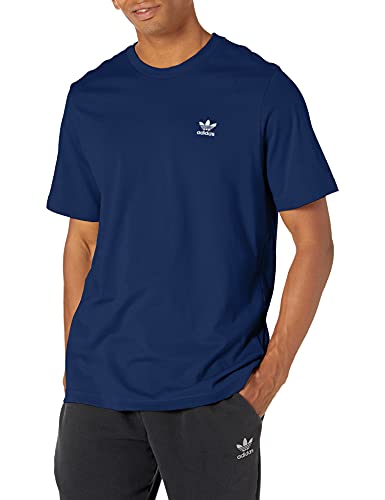 Adidas Originals Men's Adicolor Essentials Trefoil Tee - Classic Cotton Crewneck T-Shirt for Casual Wear & Street Style Outfits