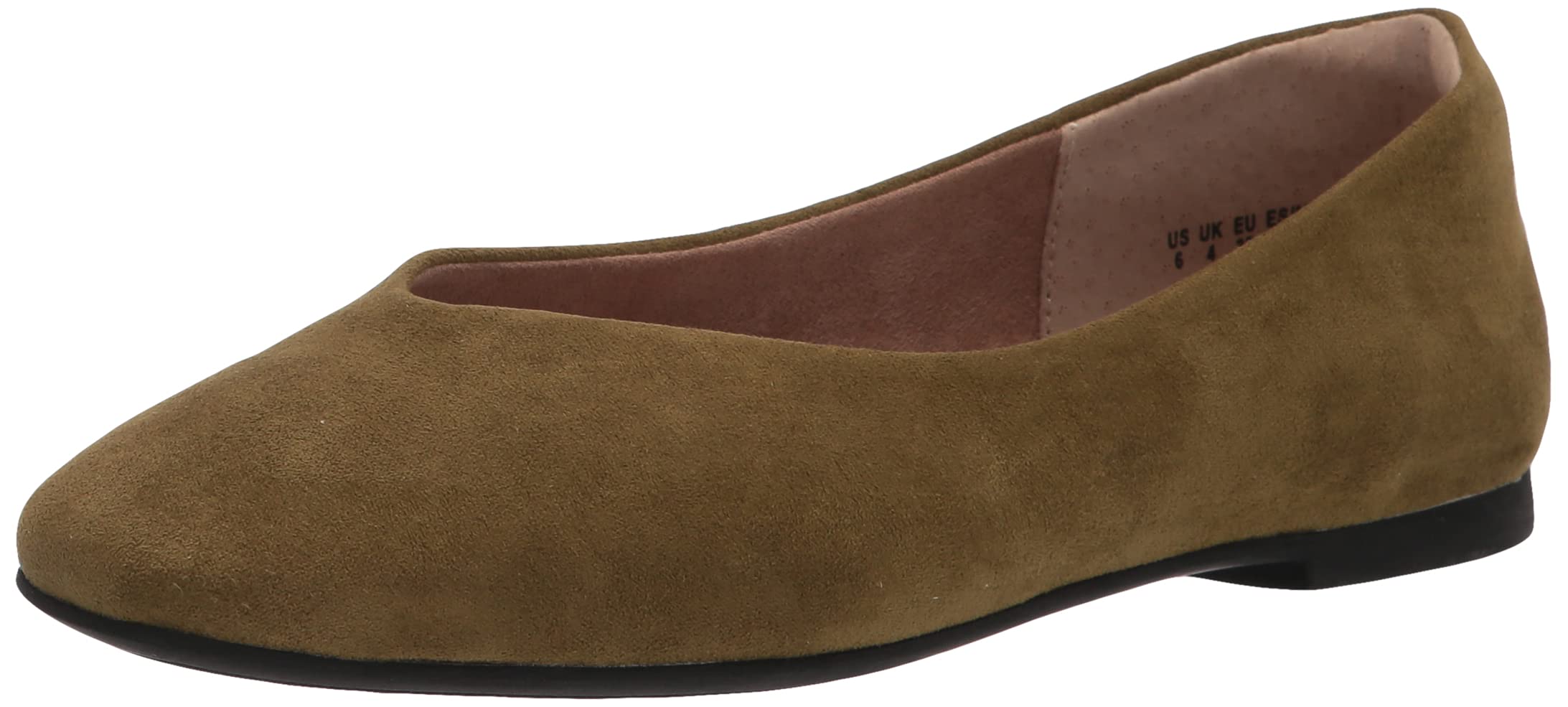 Amazon Essentials Women's Square-Toe Ballet Flats - Comfortable Slip-On Shoes for Work, Office & Casual Wear | Lightweight & Flexible for All-Day Comfort