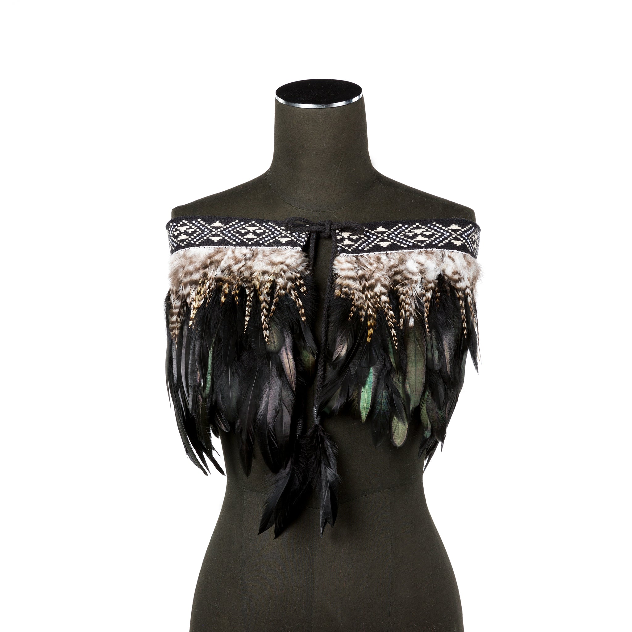 Elegant Adult Quarter Length Feather Cloak - Soft & Lightweight Cape for Cosplay, Renaissance Fairs & Theatrical Performances