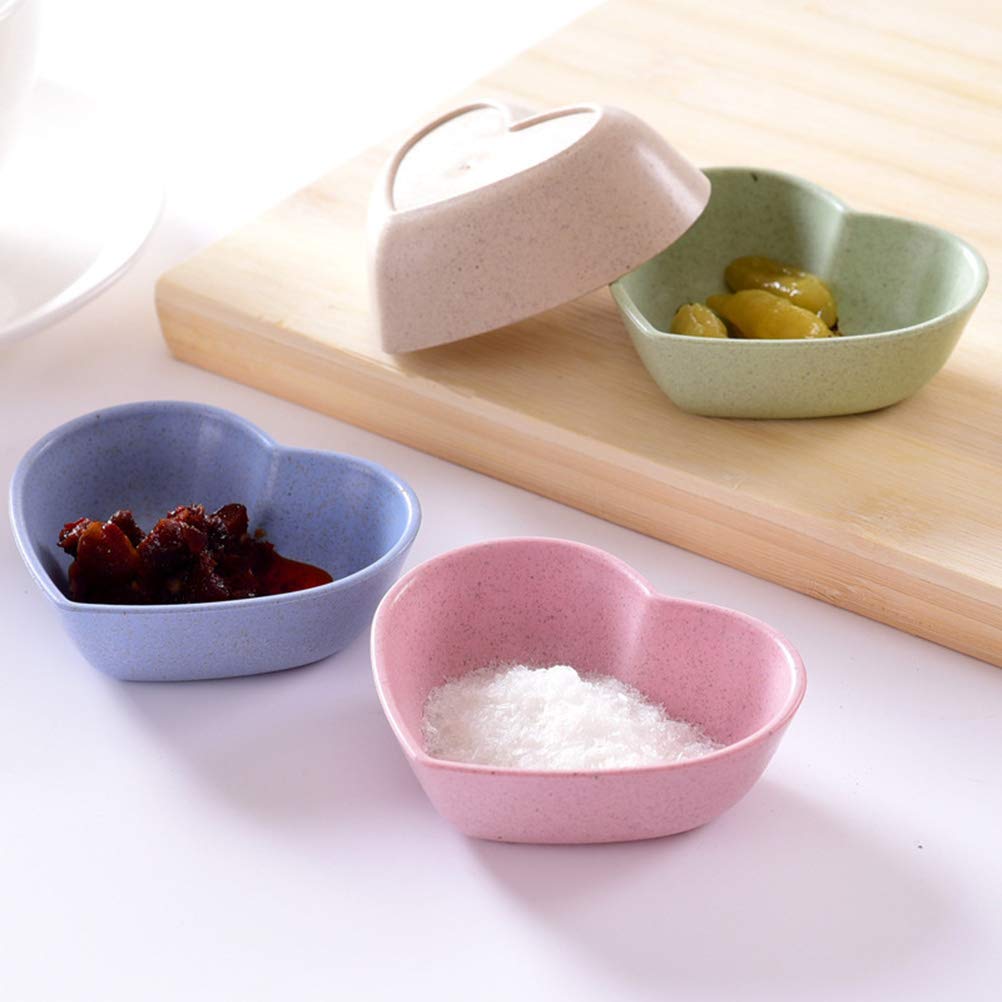 DOITOOL 4-Piece Condiment Dish Set - Small Sauce Bowls for Dipping, Tasting & Appetizers - Perfect for Sushi, Soy Sauce, Salad Dressing & Party Snacks