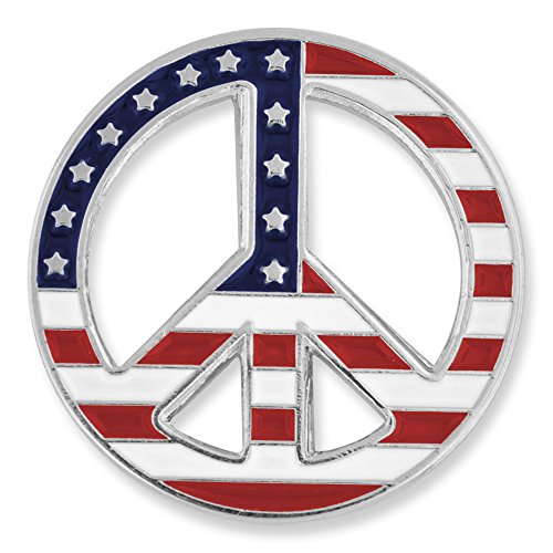 Peace Sign Nickel Plated