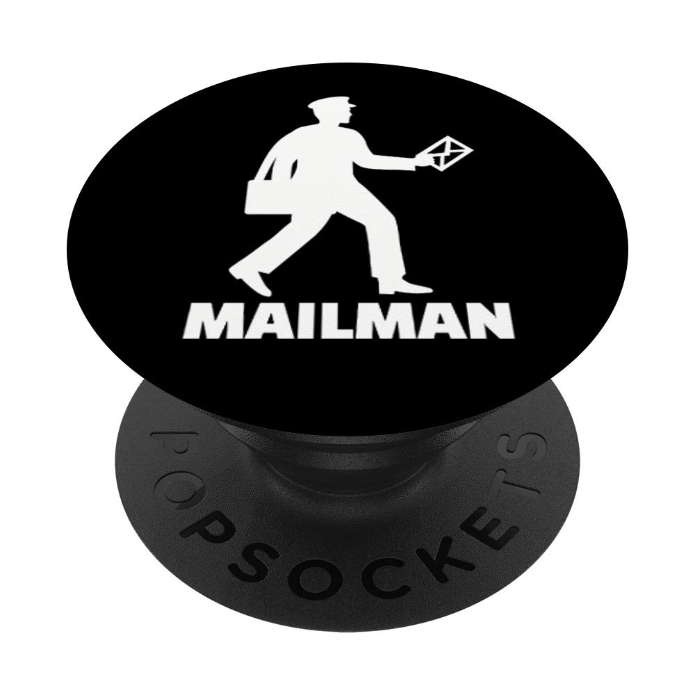 Mailman PopSockets PopGrip: Interchangeable Phone Grip & Stand for iPhone, Samsung & Tablets - Perfect for Selfies, Video Calls & Secure Holding