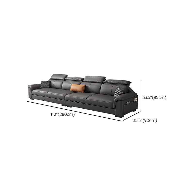L-Shaped & Straight Sectional Sofa with Right-Hand Facing Chaise, Hidden Support Legs - Perfect for Small Spaces, Apartments & Modern Living Rooms