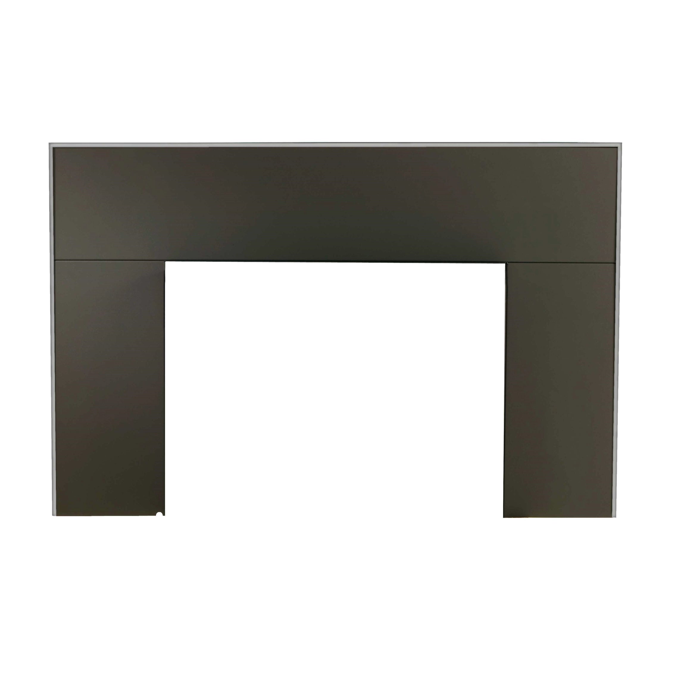 Drolet 29 x 44 Regular Faceplate with Nickel Trim Kit - Premium Bathroom & Kitchen Cabinet Hardware for Modern Home Decor