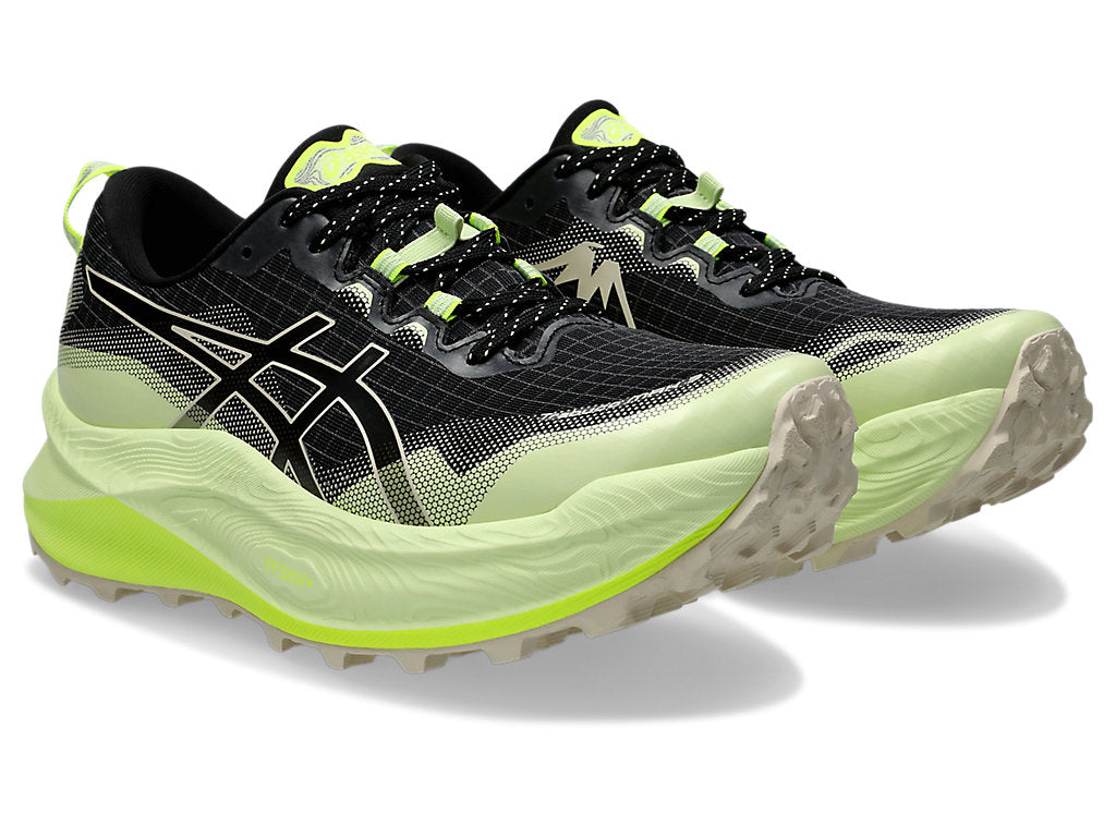 ASICS Trabuco Max 3 Women's Trail Running Shoes - Black/Oatmeal (B Width) | Durable Cushioning for Hiking & Outdoor Adventures