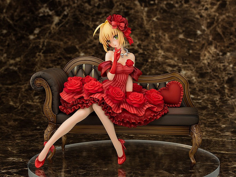 Fate/Extra Idol Emperor Nero Claudius Aquamarine 1/7 Scale Figure Statue - Collectible Anime Character Model for Display & Decoration | Perfect for Anime Fans, Gift, and Home Office Decor