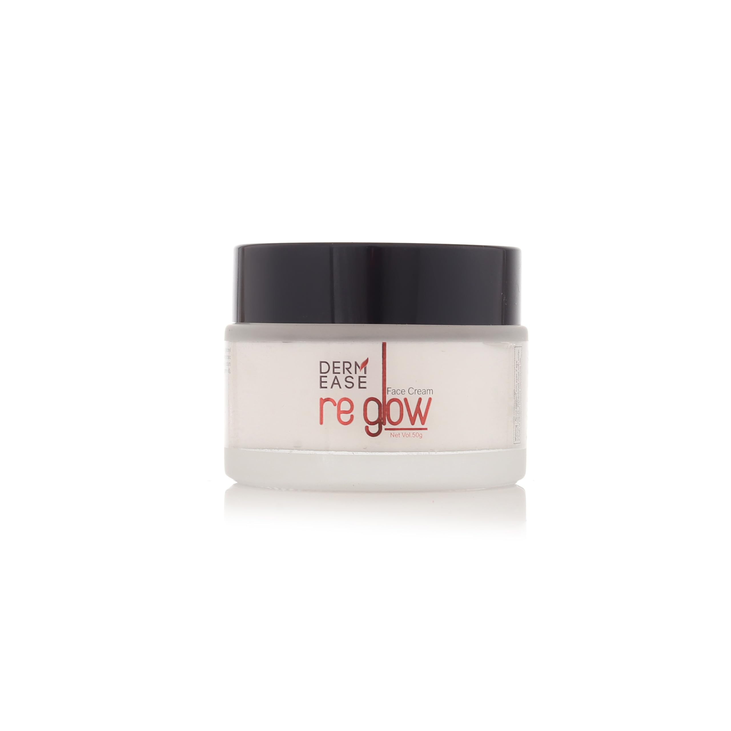 Derm Ease Re Glow Skin Radiance Whitening Cream with Wheat Germ Oil & Water Lily Extract - 50g Brightening Moisturizer for Face & Neck - Perfect for Daily Skincare Routine & Nighttime Use