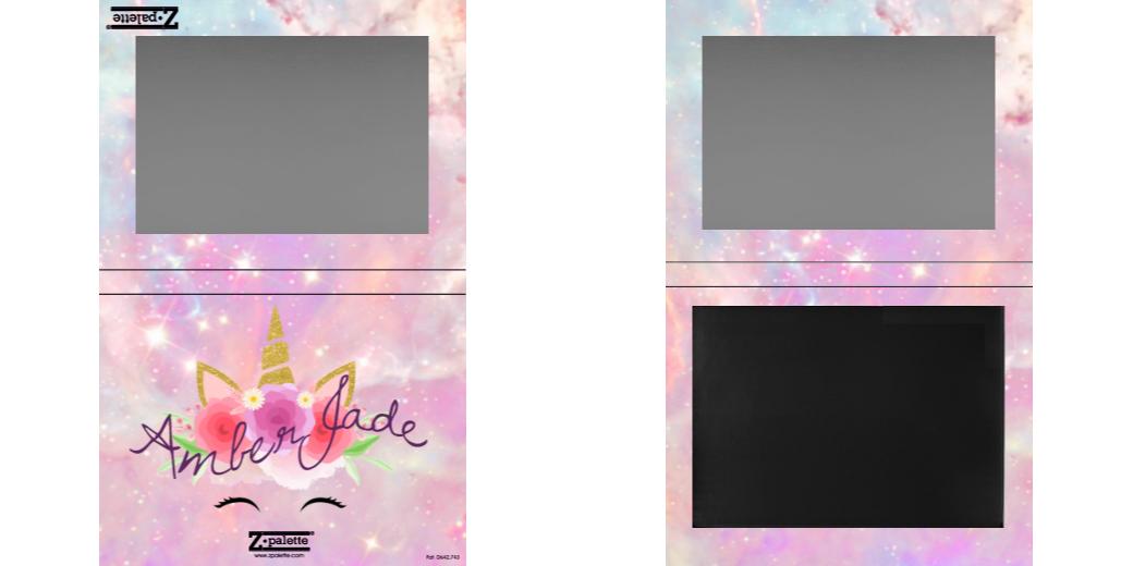 Custom Extra Large Z Palette - Magnetic Makeup Palette for Eyeshadow & Blush - Perfect for Professional Makeup Artists & Travel
