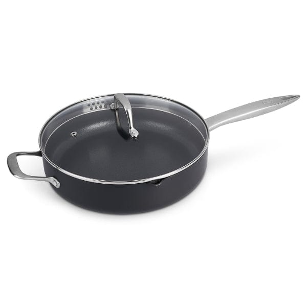 Zyliss Ultimate Pro Hard Anodized Nonstick 11-Inch Saute Pan with Lid - Professional Cookware for Home Chefs - Perfect for Sautéing, Frying & Simmering