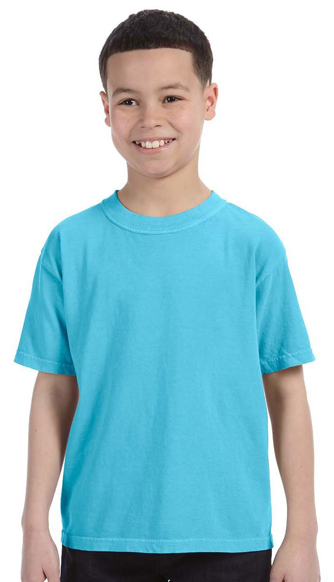 Comfort Colors Youth Garment Dyed Ringspun T-Shirt 9018 - Soft Vintage Style Cotton Tee for Boys & Girls - Perfect for Casual Wear, School, and Everyday Outfits