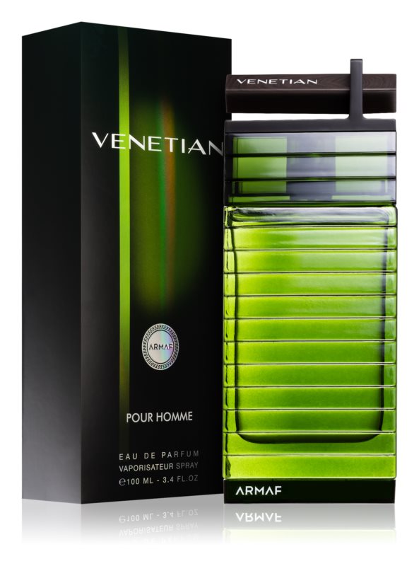 Armaf Venetian 100ML Eau de Parfum Spray for Men - Fresh Citrus & Woody Fragrance for Day & Night Wear, Office & Date Nights