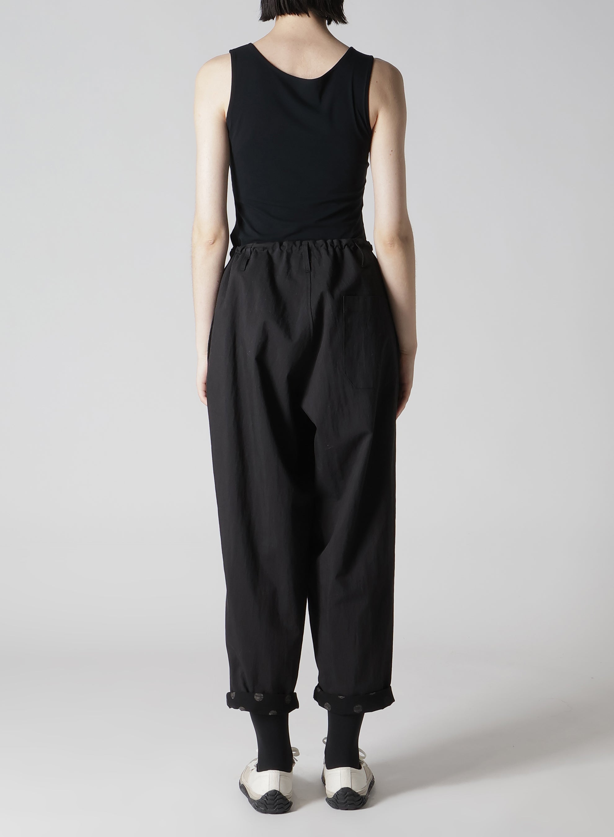 C/NY Gabardine High-Waisted Stitched Pants for Women - Stylish & Comfortable Office Wear, Business Casual & Travel Outfits