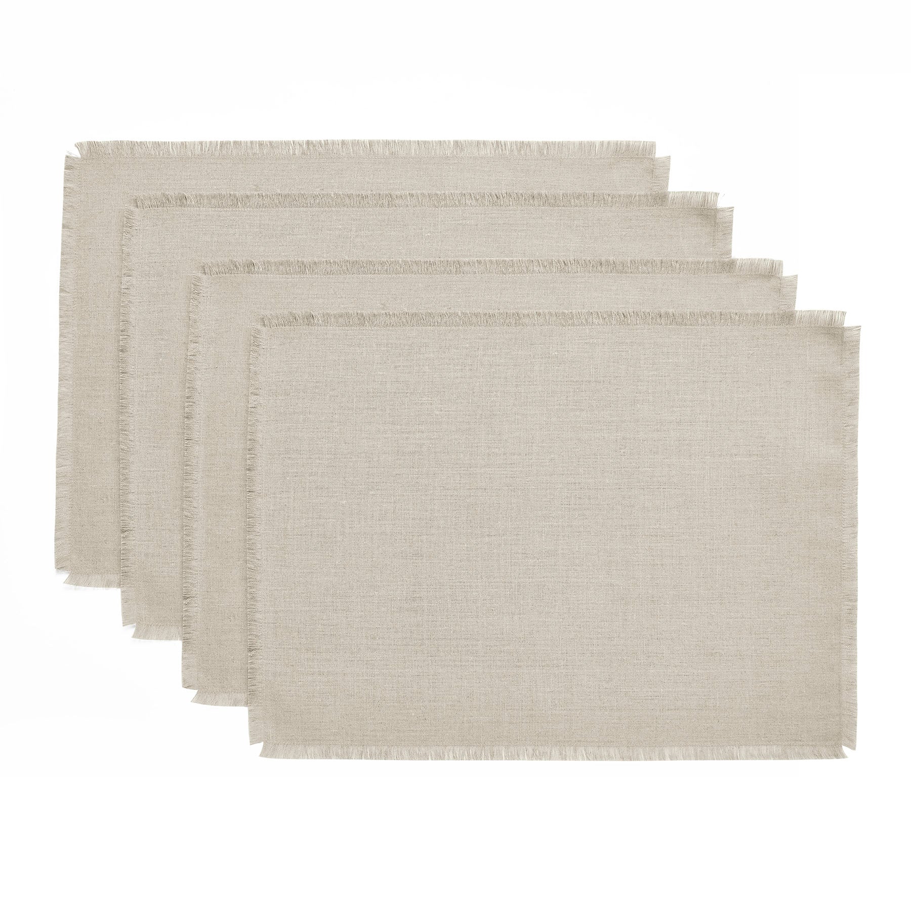 Stylish Fringe Placemats Set of 4 - Boho Chic Table Decor for Dining Room, Kitchen, or Outdoor Entertaining