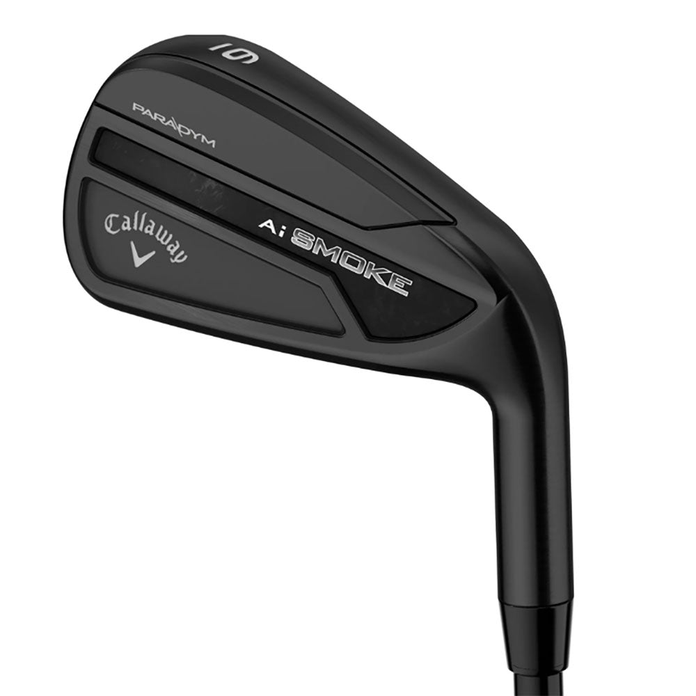 Callaway Paradym Ai Smoke Black Right Hand Men's Golf Irons Set - Premium Forged Clubs for Distance & Accuracy - Perfect for Golfers Seeking Performance on the Course