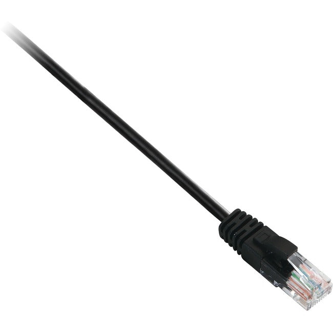 10Ft Cat6 Black UTP Ethernet Cable - High-Speed RJ45 Network Patch Cord for Home, Office & Gaming - Unshielded Internet Cable for Routers, Modems, PCs & Smart TVs