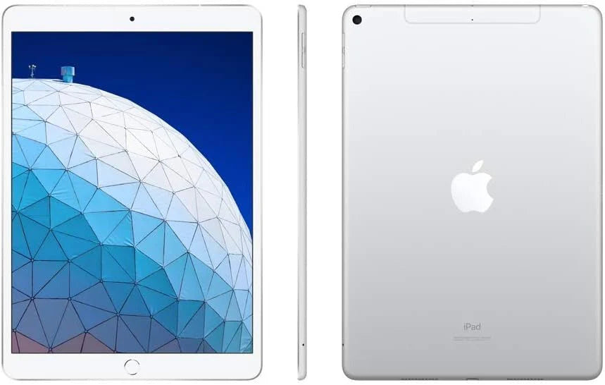 Apple iPad Air 3 (3rd Generation) 10.5-inch Tablet 256GB Wi-Fi + Cellular (A2153) - Silver with Warranty | Portable Work, Study & Entertainment Device
