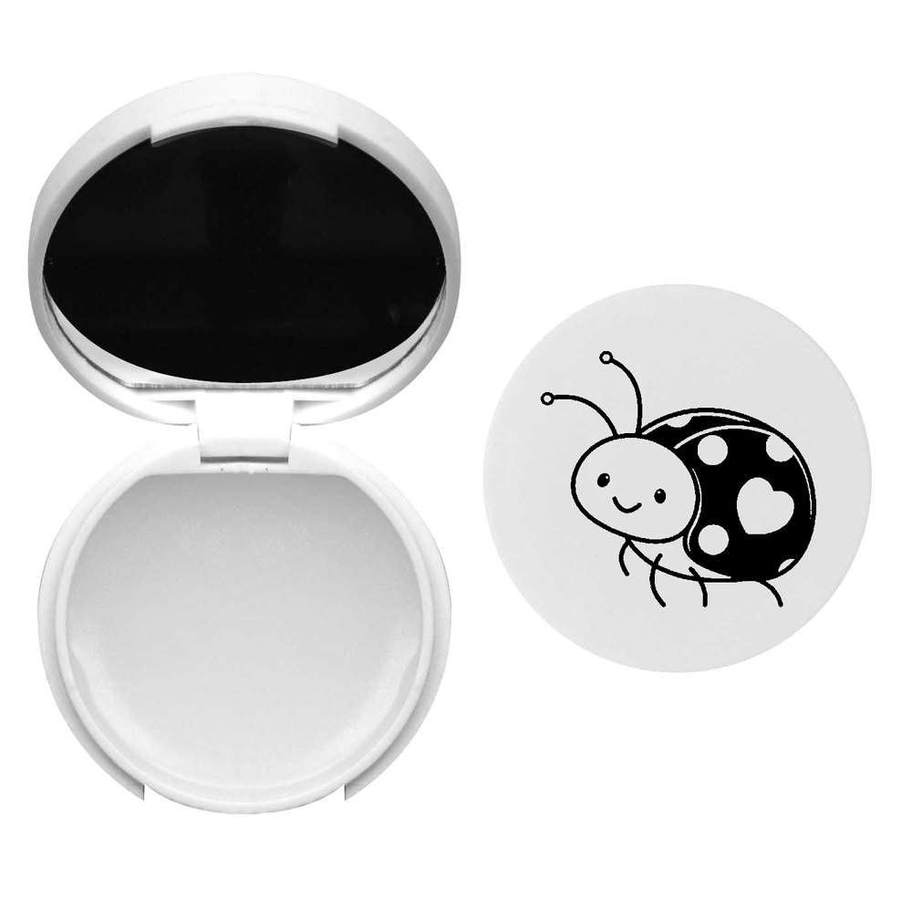 Love Ladybird Lip Balm with Mirror - Moisturizing & Nourishing Lip Care (BM00024492) - Perfect for Dry Lips, On-the-Go Hydration & Gift Giving