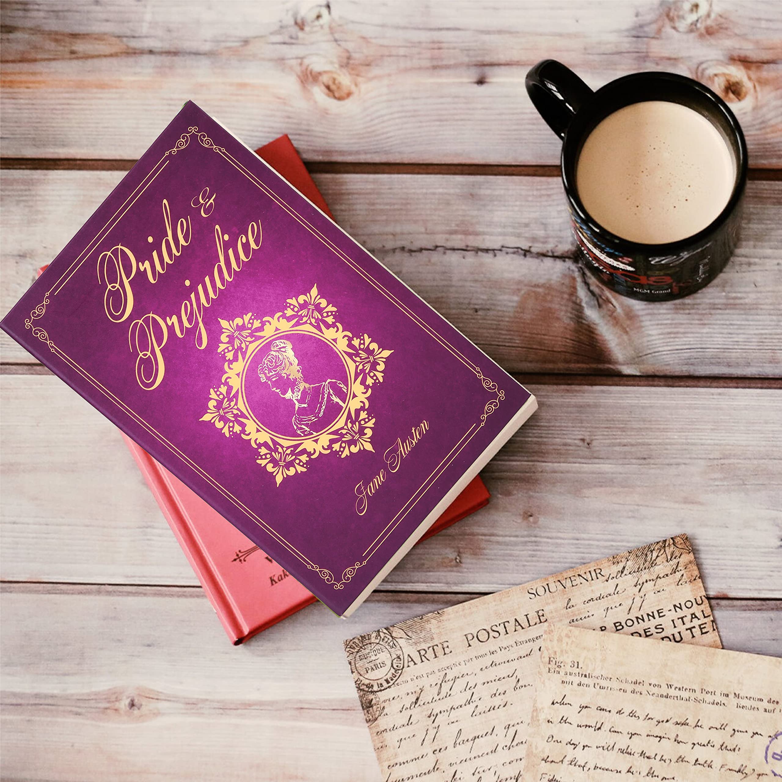 Pride & Prejudice Diversion Book Safe with Combination Lock - Hidden Secret Storage Box for Cash, Jewelry & Valuables - Perfect for Home, Office & Travel Security