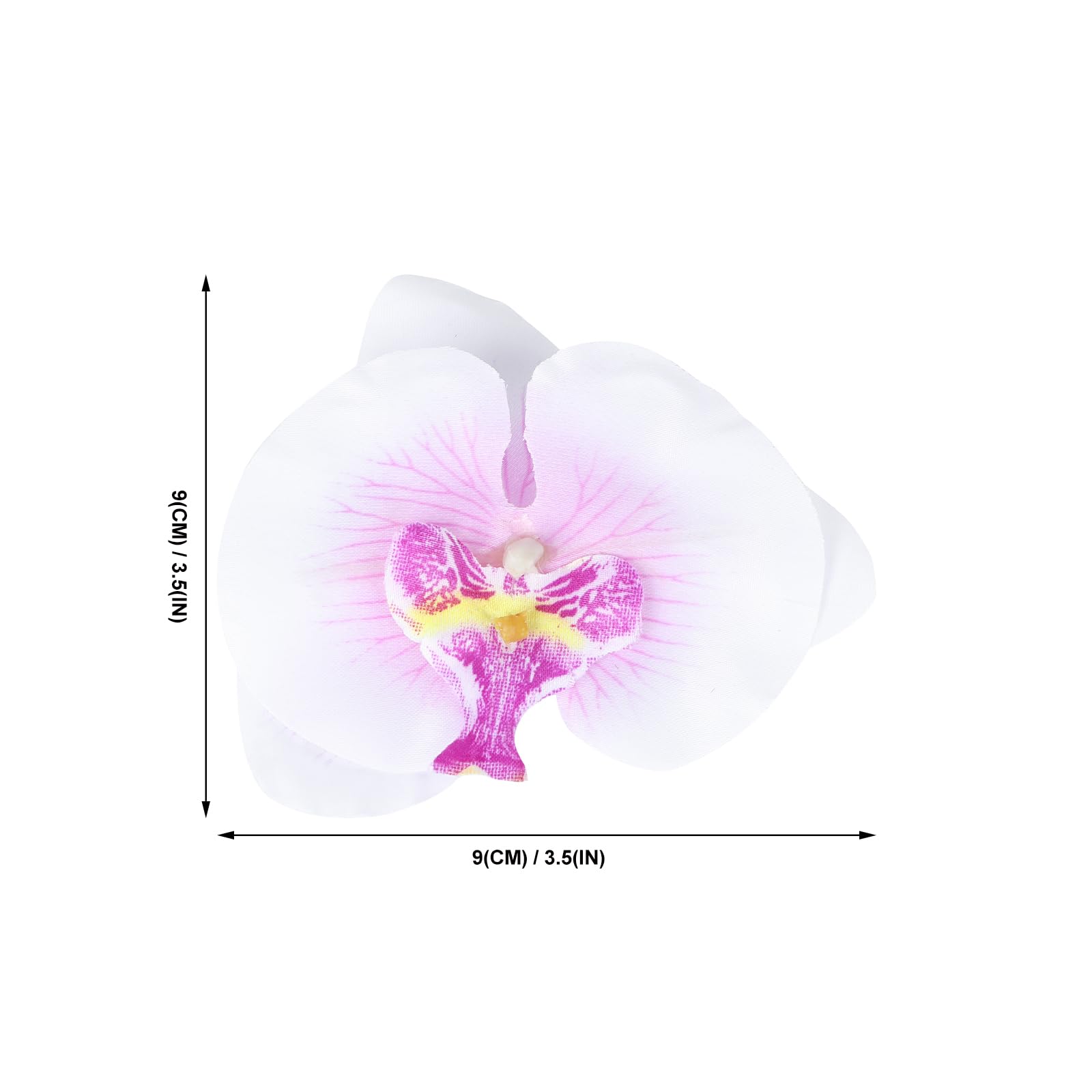 Vosarea 20pcs Artificial Butterfly Orchid Silk Phalaenopsis Flower Heads - Fake Flowers for Home Decor, Wedding Centerpieces, DIY Crafts - Perfect for Table Arrangements, Bouquets, and Floral Displays