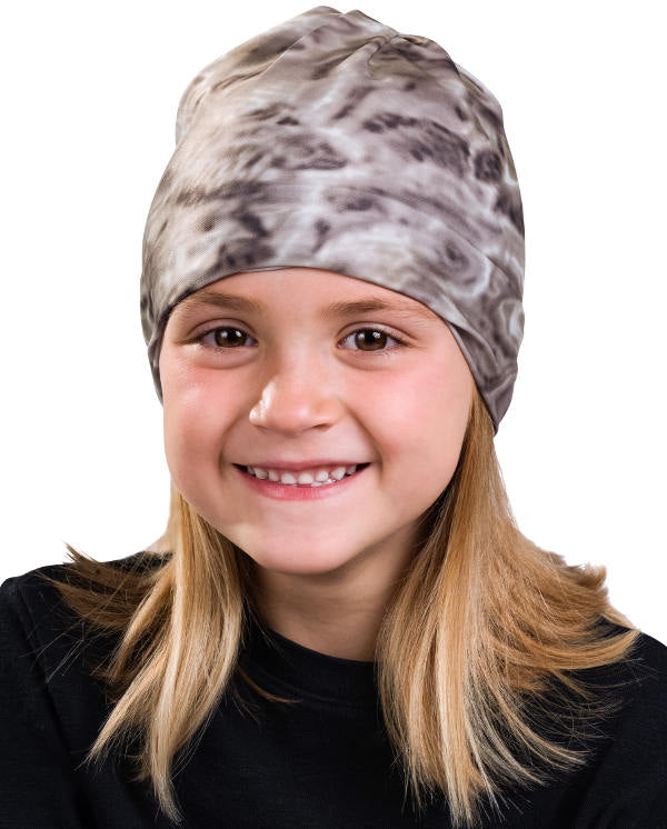 UPF 50+ Kids Reusable Sun Protection Face Mask & Neck Gaiter - Breathable UV Protection for Outdoor Activities, Hiking, Beach & School | Aqua Design