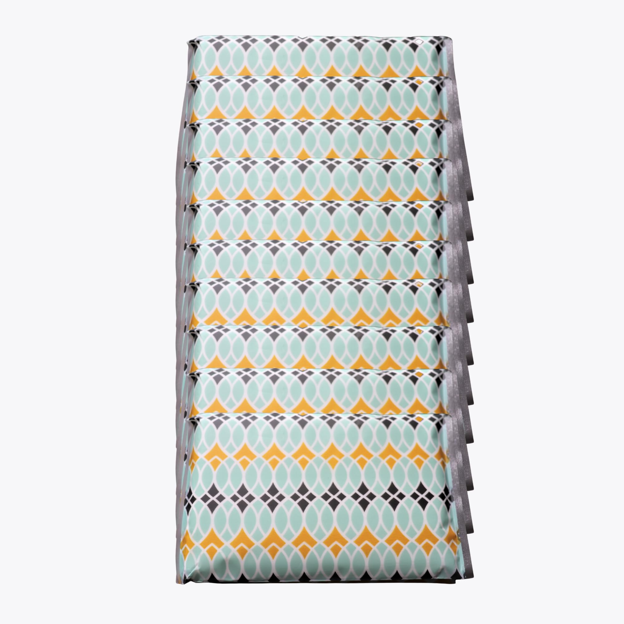 Travel Size Pocket Tissue Packs - 10 Pc Convenient Seaglass Tissues for Purse, Car & Travel Essentials | Perfect for Weddings, Funerals & Everyday Use