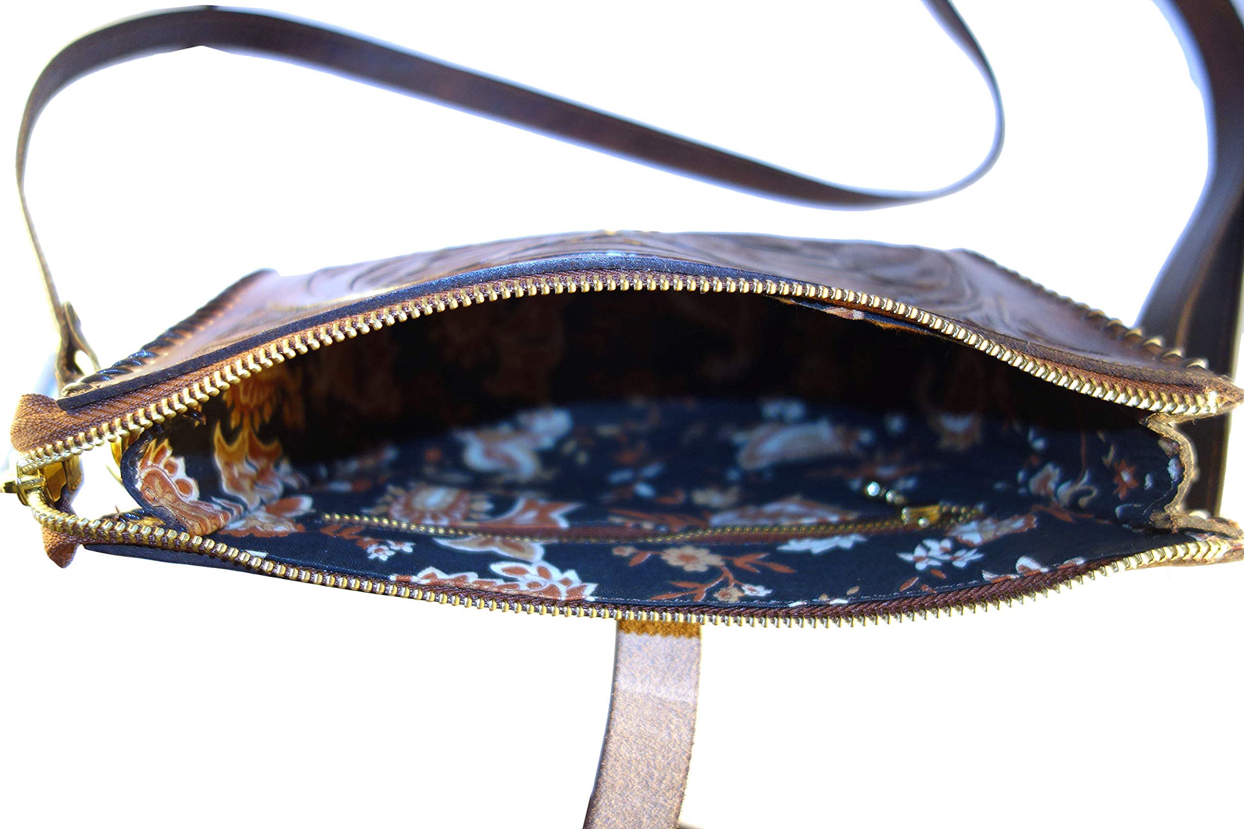 Genuine Leather Shoulder Bag for Women - Handmade Crossbody Purse with Wood Finish | Stylish & Durable Ladies Sling Bag | Perfect for Work, Travel & Everyday Use