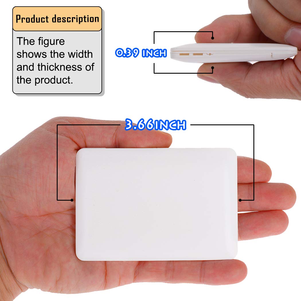 Ebuddy Mini Dollhouse Toy Cat Laptop - Tiny Fake Computer Mirror for Cats (White) | Interactive Pet Toy for Kittens & Small Pets