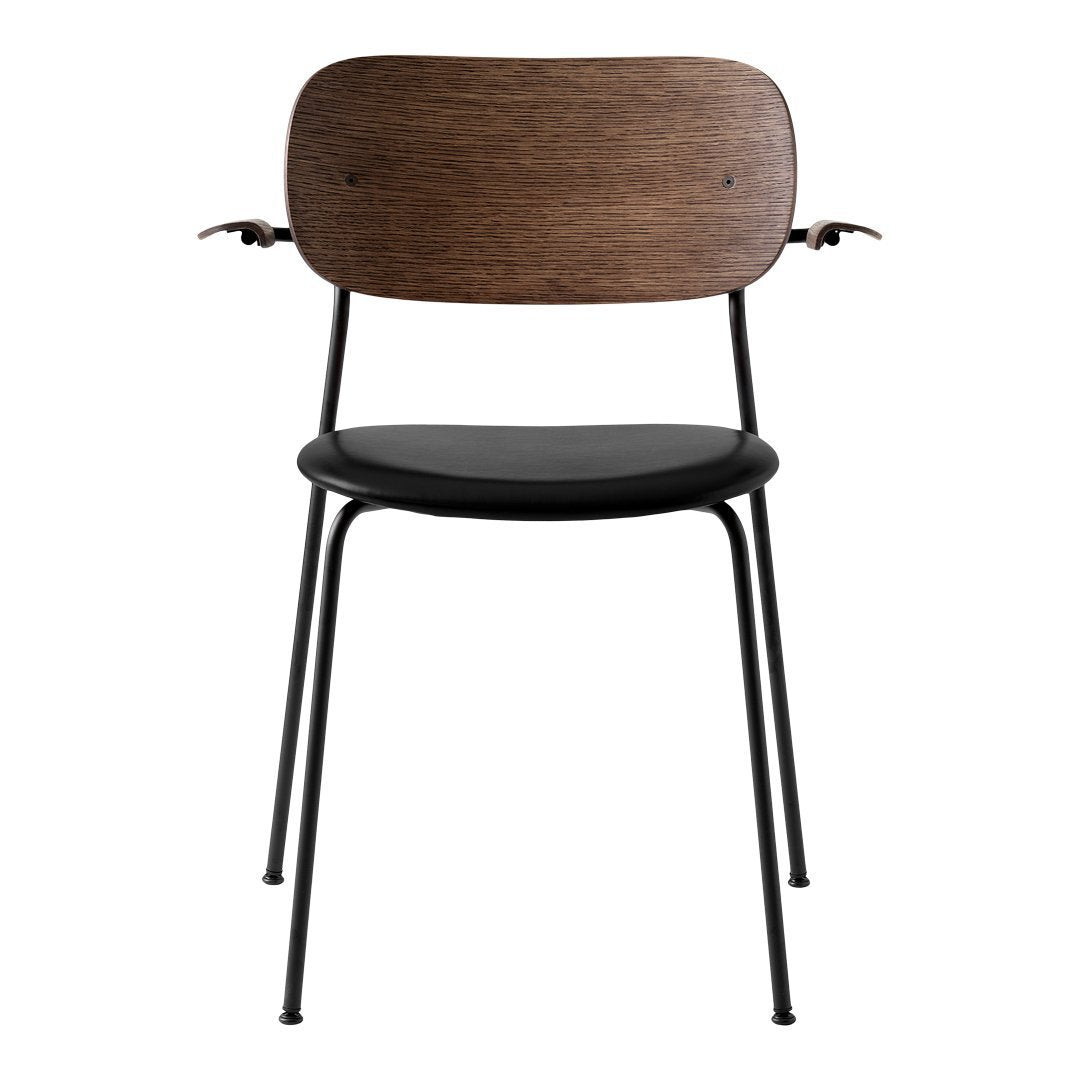 Modern Upholstered Dining Chair with Armrests - Comfortable & Stylish Seating for Kitchen, Dining Room, and Home Office