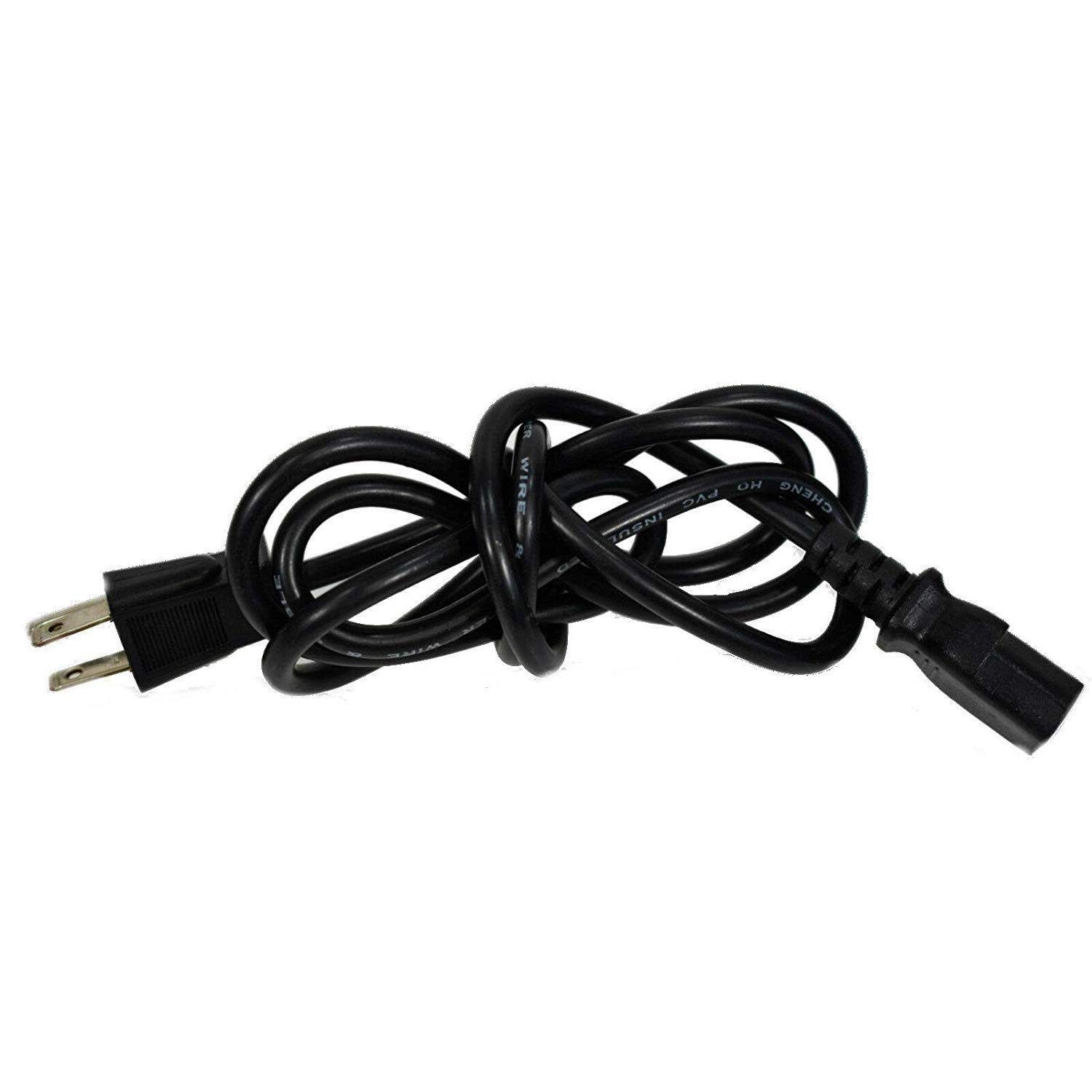 Yustda AC Power Cord Cable for Jensen CD-540 CD-545 CD-560 CD-560BLK JEN-CD-560 Boombox - Replacement Power Supply for Portable Stereo CD Player, Cassette Recorder & AM/FM Radio - Perfect for Home, Office or Outdoor Use