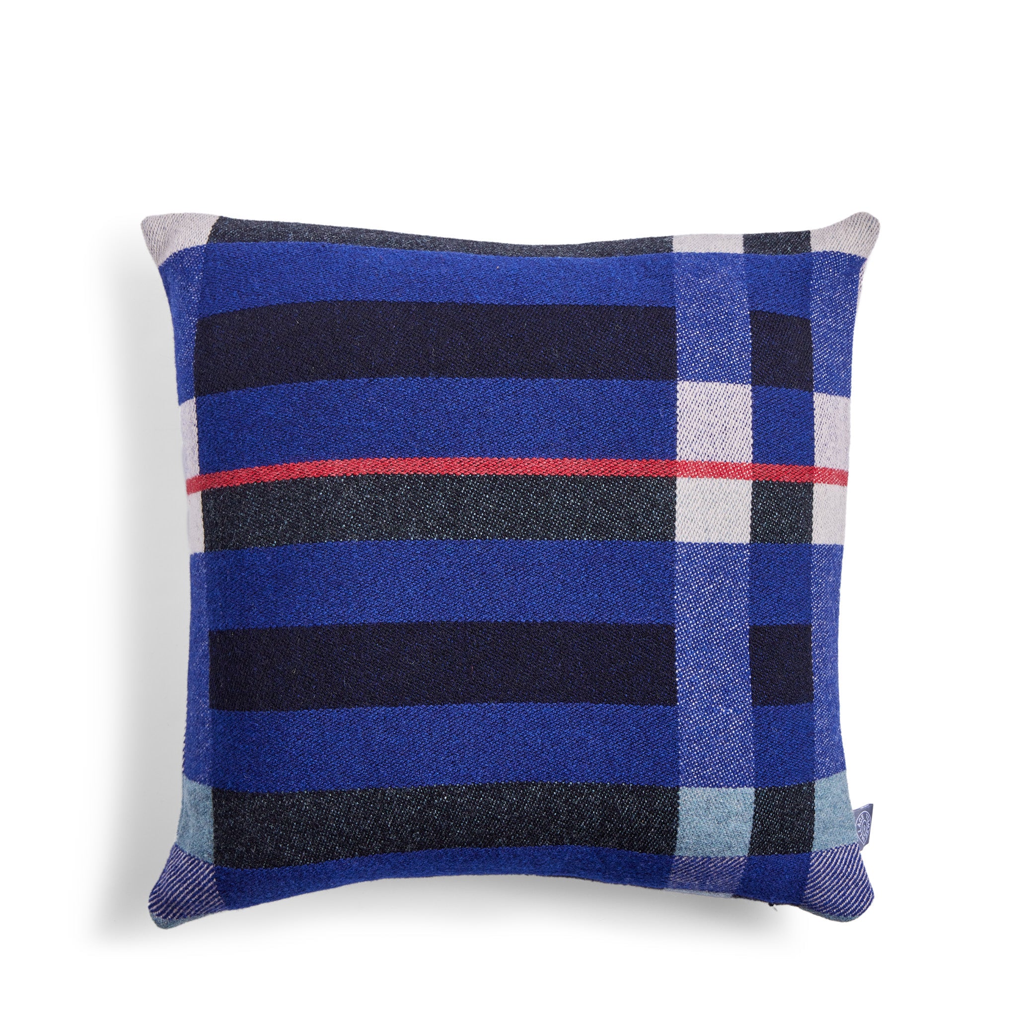 Gunta Stolzl Bauhaus Indigo Cushion Cover - Modern Home Decor for Sofa, Bed & Office | Inspired by Bauhaus Textile Art