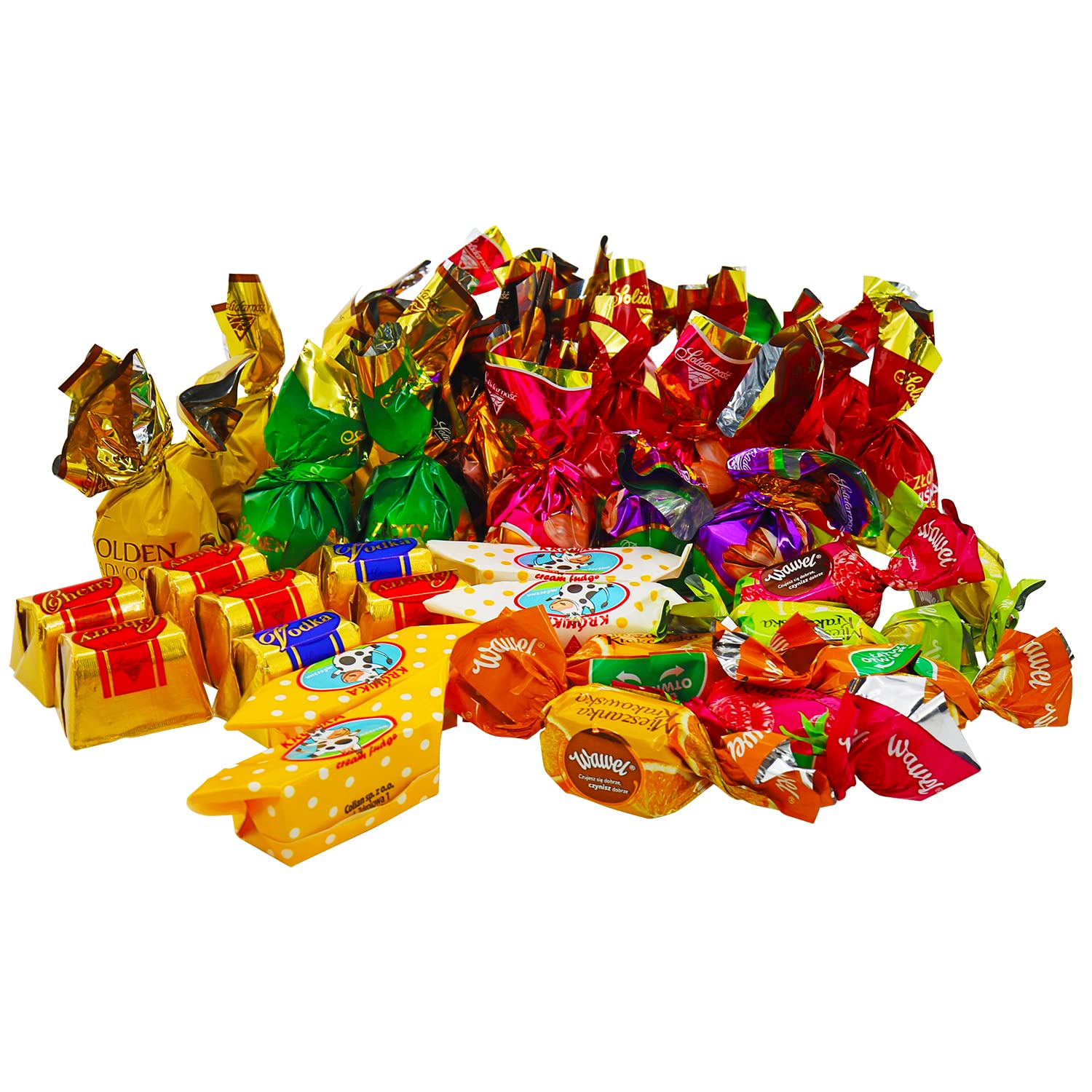 SECRETS OF SIBERIA - Premium Polish Candy Assortment Box | Variety Pack of Famous Chocolate Caramel Wafers & Jelly Candies | Perfect for Parties, Gifts & Snacking