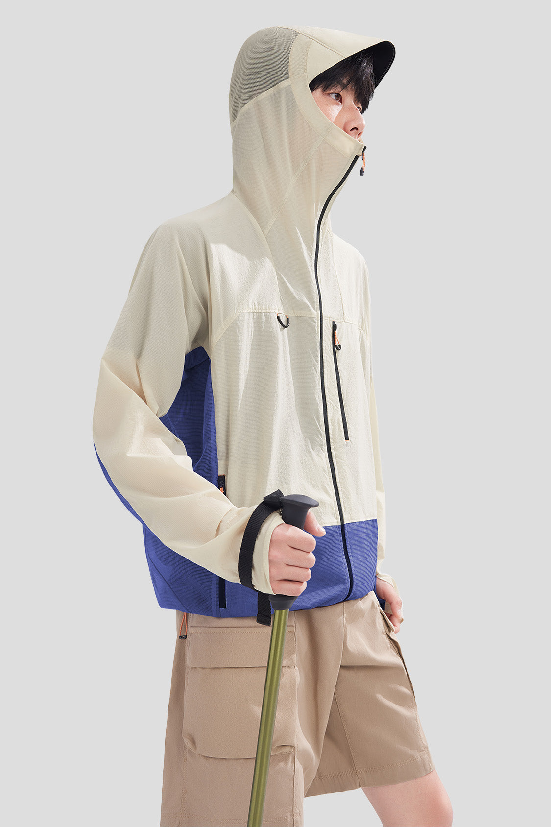 Men's Lightweight Breathable Packable Sun Protection Jacket UPF50+ - Perfect for Hiking, Travel & Outdoor Activities