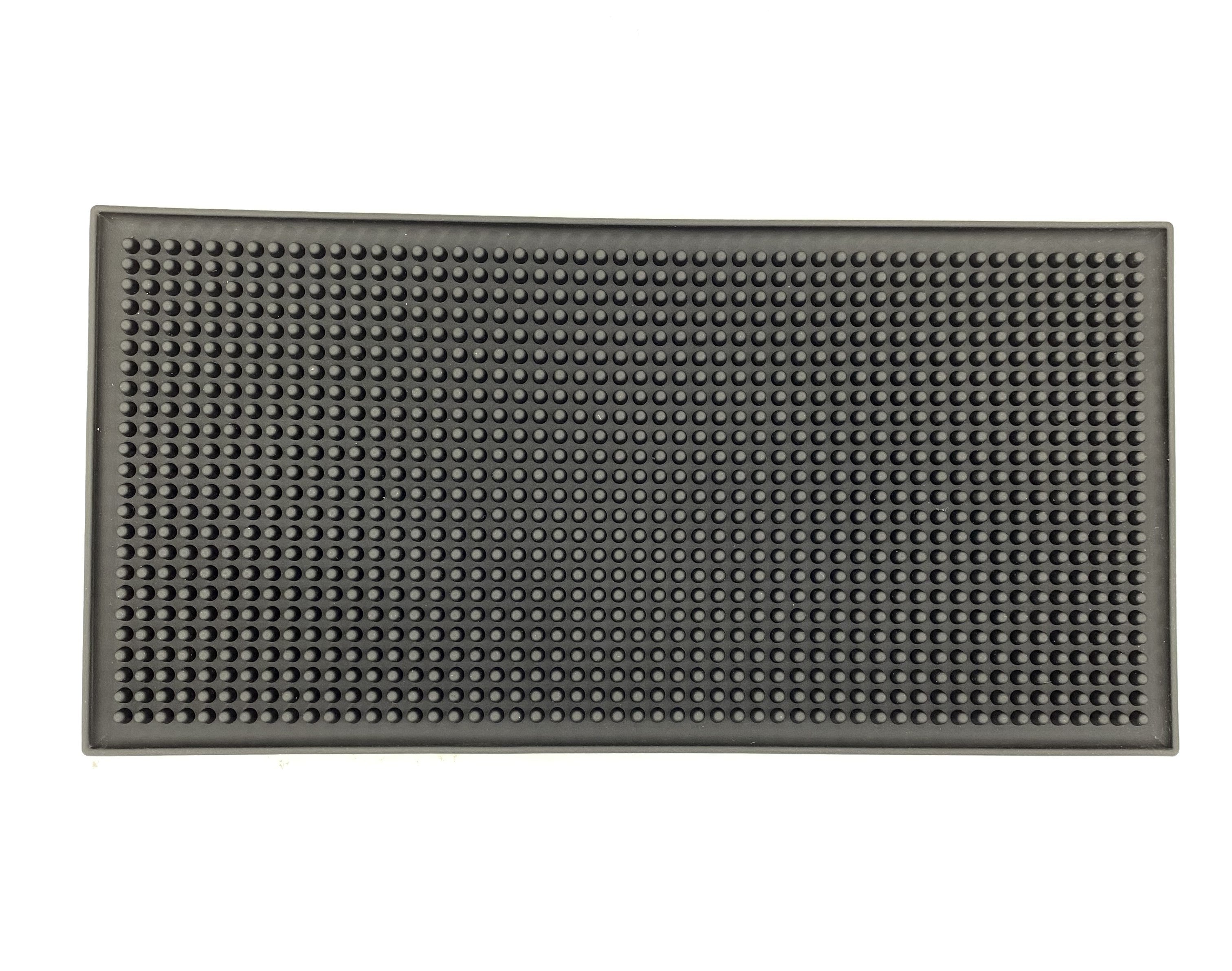 12x6 Inch Non-Slip Silicone Bar Mat - Durable Waterproof Drink Coaster for Countertops, Perfect for Home Bars, Restaurants & Outdoor Use