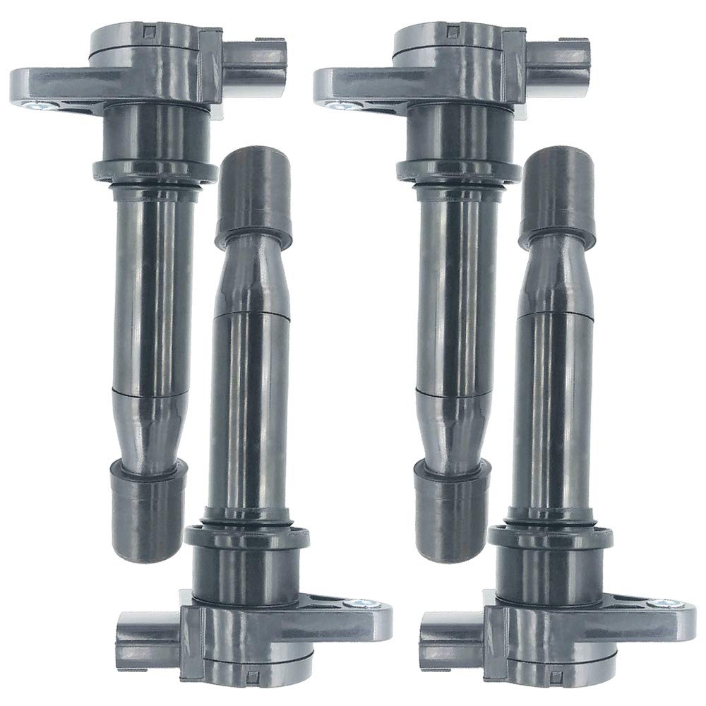 4-Pack Ignition Coil Set Compatible with Fiat Barchetta/Brava/Marea/Punto/Stilo/Coupe & Lancia Delta II/Lybra 1.8L (1995-2012) - Replaces OEM 46473849 CM11-202 IC13104 DG2090 GN10334 UF341 - Perfect for Engine Tune-Up & Performance Enhancement
