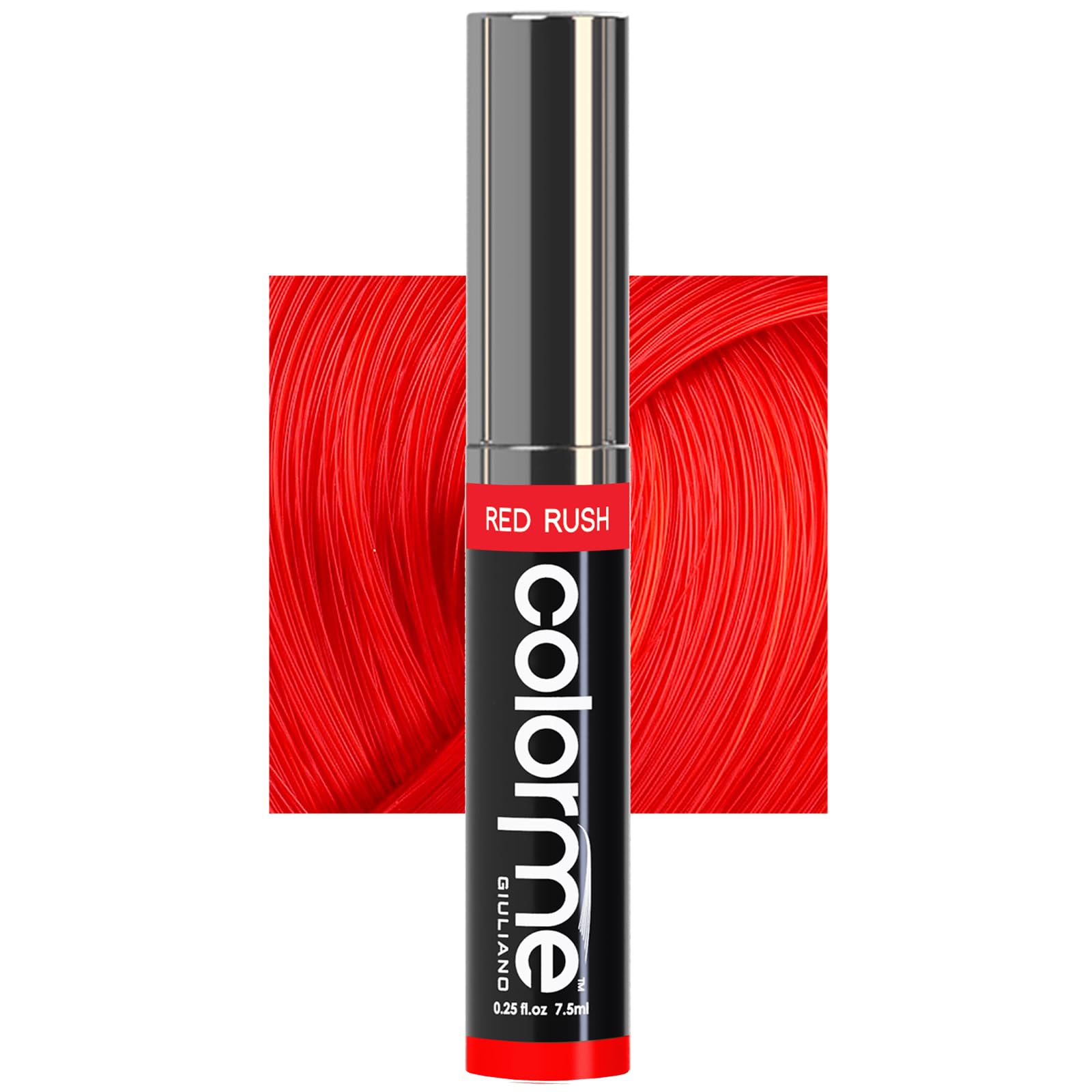 Colorme Root Touch Up Temporary Hair Mascara - Semi-Permanent Hair Dye for Roots & Gray Coverage (Red) - Quick Blending, Washes Out Easily - Perfect for Touch-Ups Between Salon Visits & Special Occasions