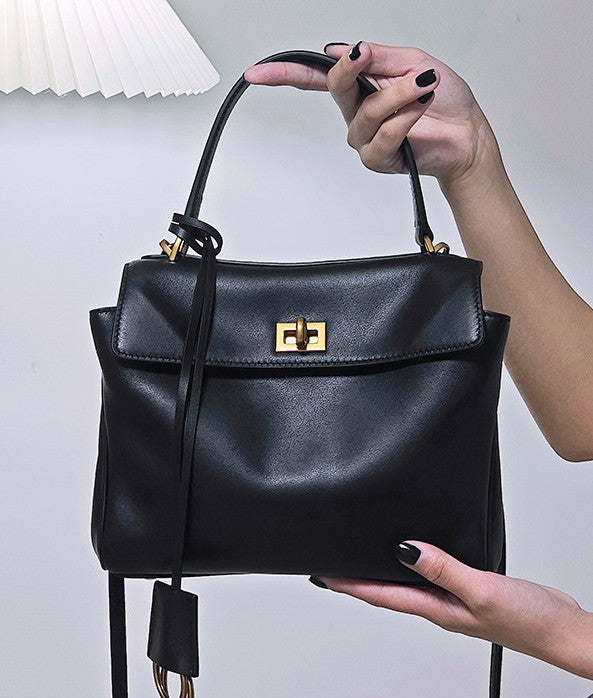 Premium Genuine Leather Large Shoulder Bag for Women - Stylish & Spacious Crossbody Tote - Perfect for Work, Travel & Everyday Use