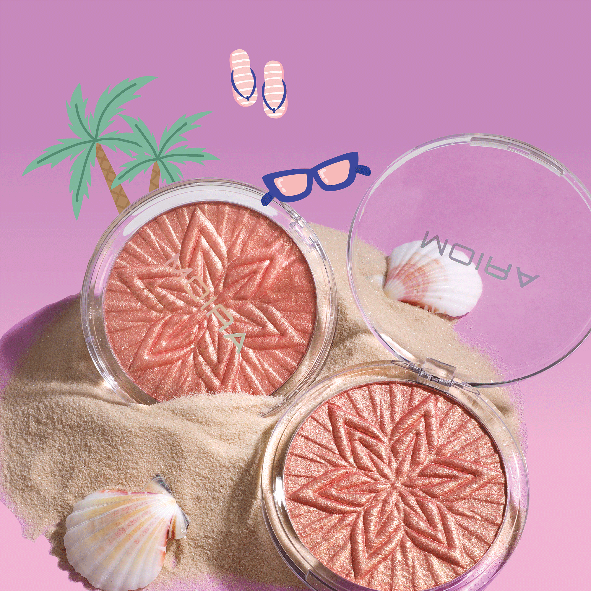 Sun Glow Face & Body Highlighter - 003 Spicy Hue | Vegan, Cruelty-Free Makeup for Cheekbones & Décolleté | Perfect for Summer Glow & Night Out Makeup