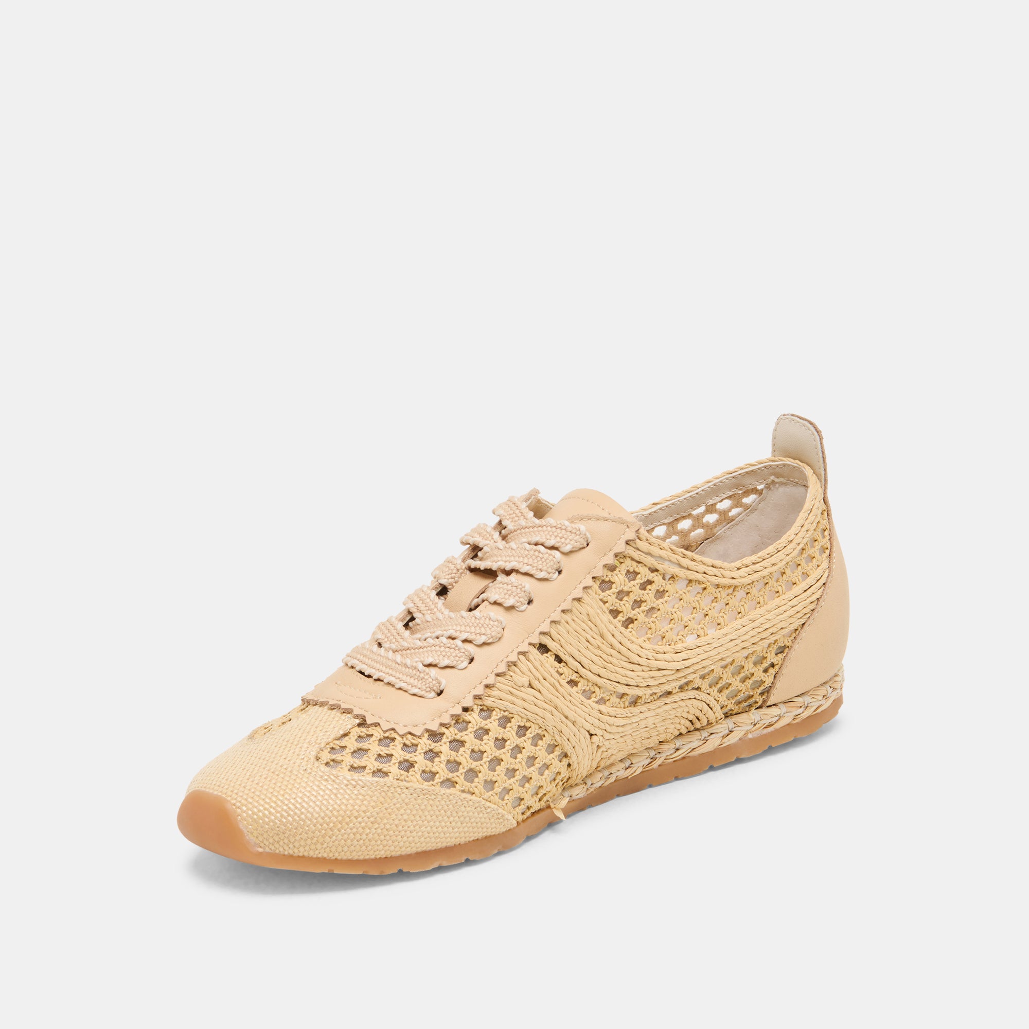 Dream Sneakers LT - Natural Woven Raffia Women's Casual Shoes | Comfortable Summer Slip-Ons for Beach, Vacation & Everyday Wear