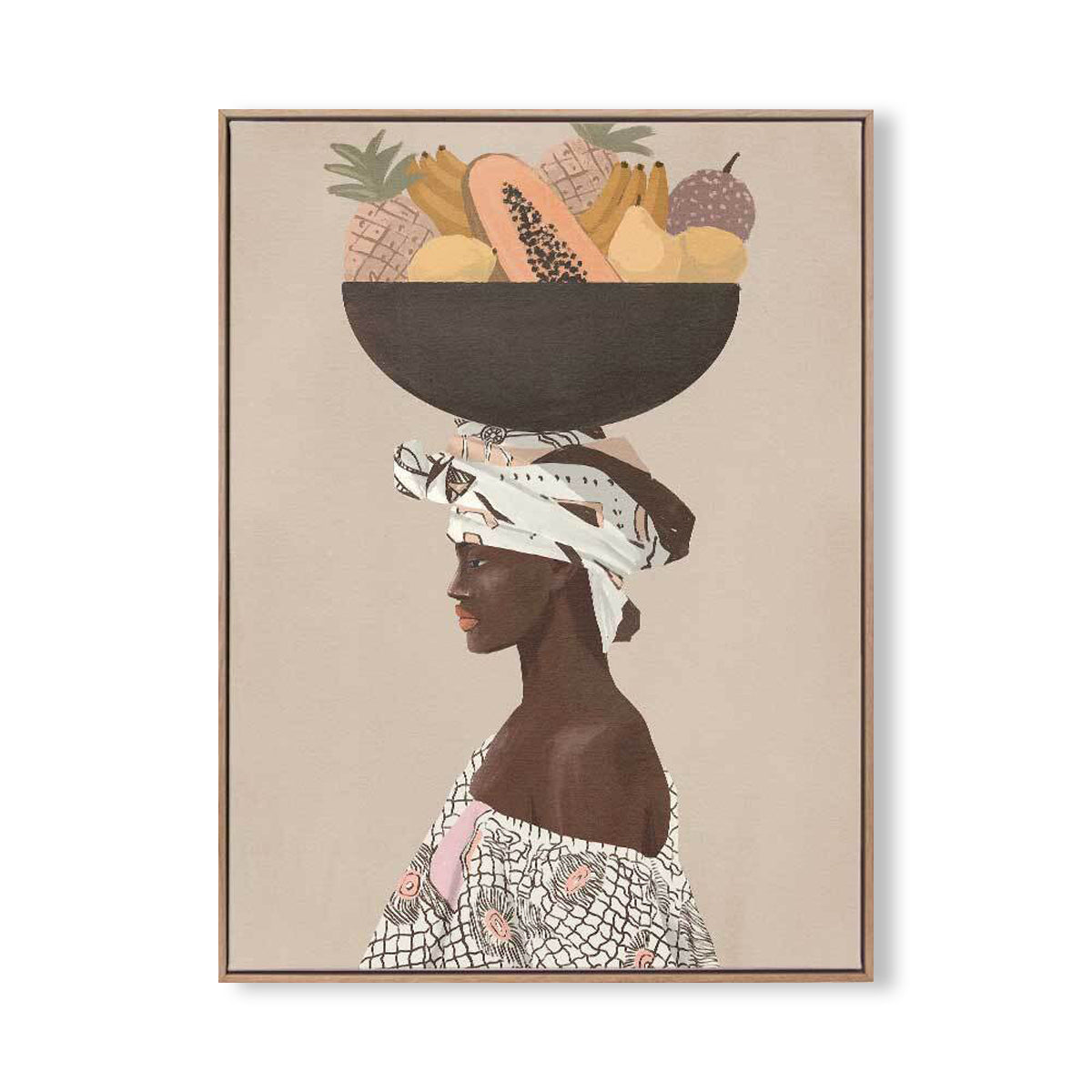 Fuerza Portrait Art Print - Premium Canvas Wall Decor for Home & Office - Perfect for Living Room, Bedroom, and Office Spaces