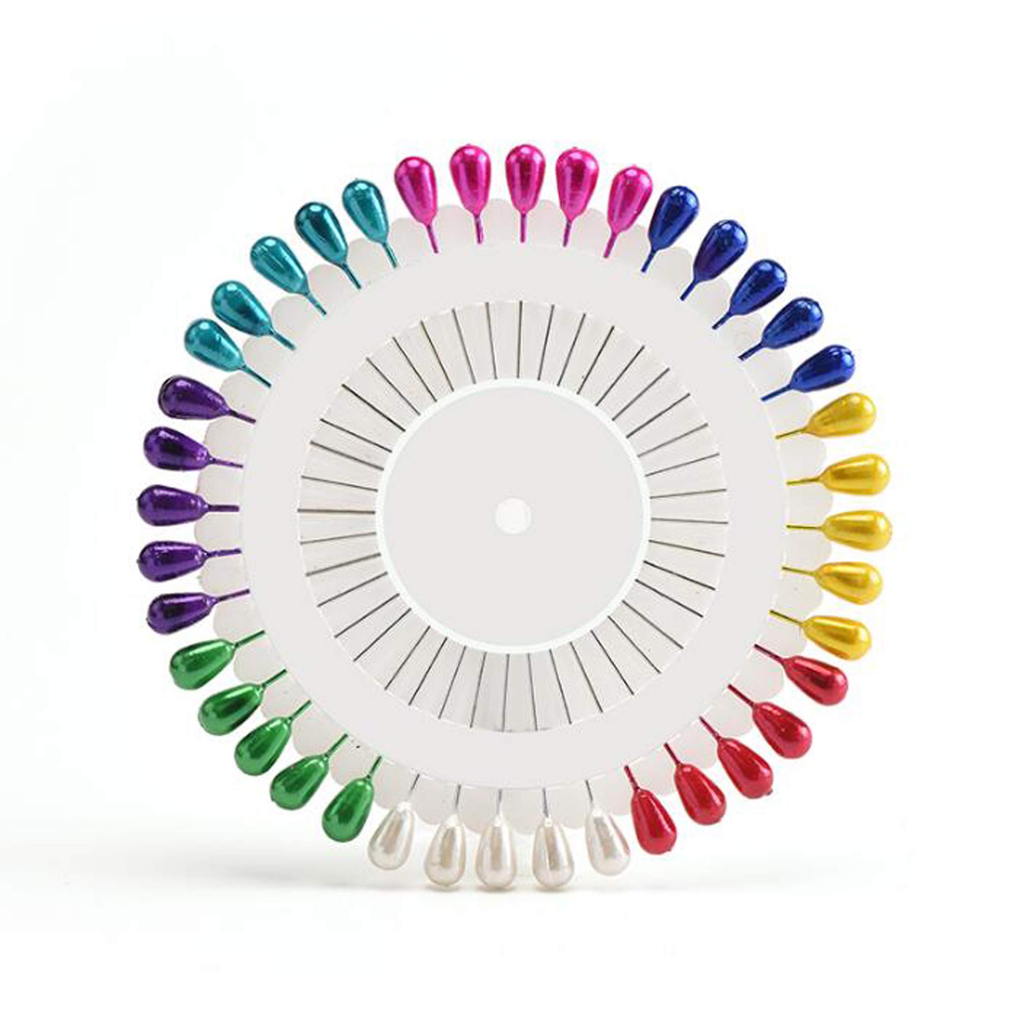 SYHL 1.5 Inch Teardrop Pearl Sewing Pins - 480 Pcs for Dressmaking & Crafts