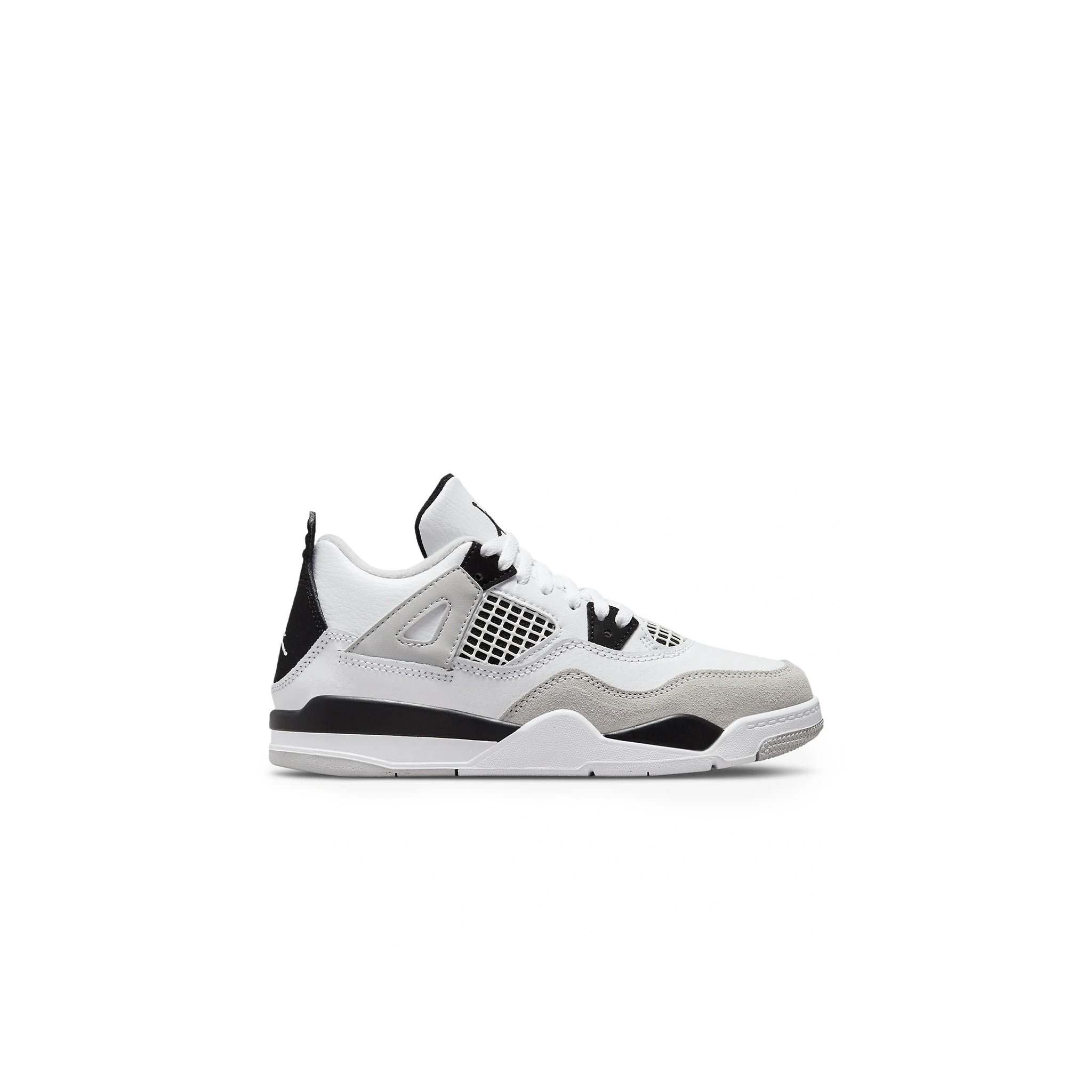 Air Jordan 4 Retro Military Black Kids' Basketball Shoes - Stylish Sneakers for Boys & Girls - Perfect for School, Sports & Casual Wear