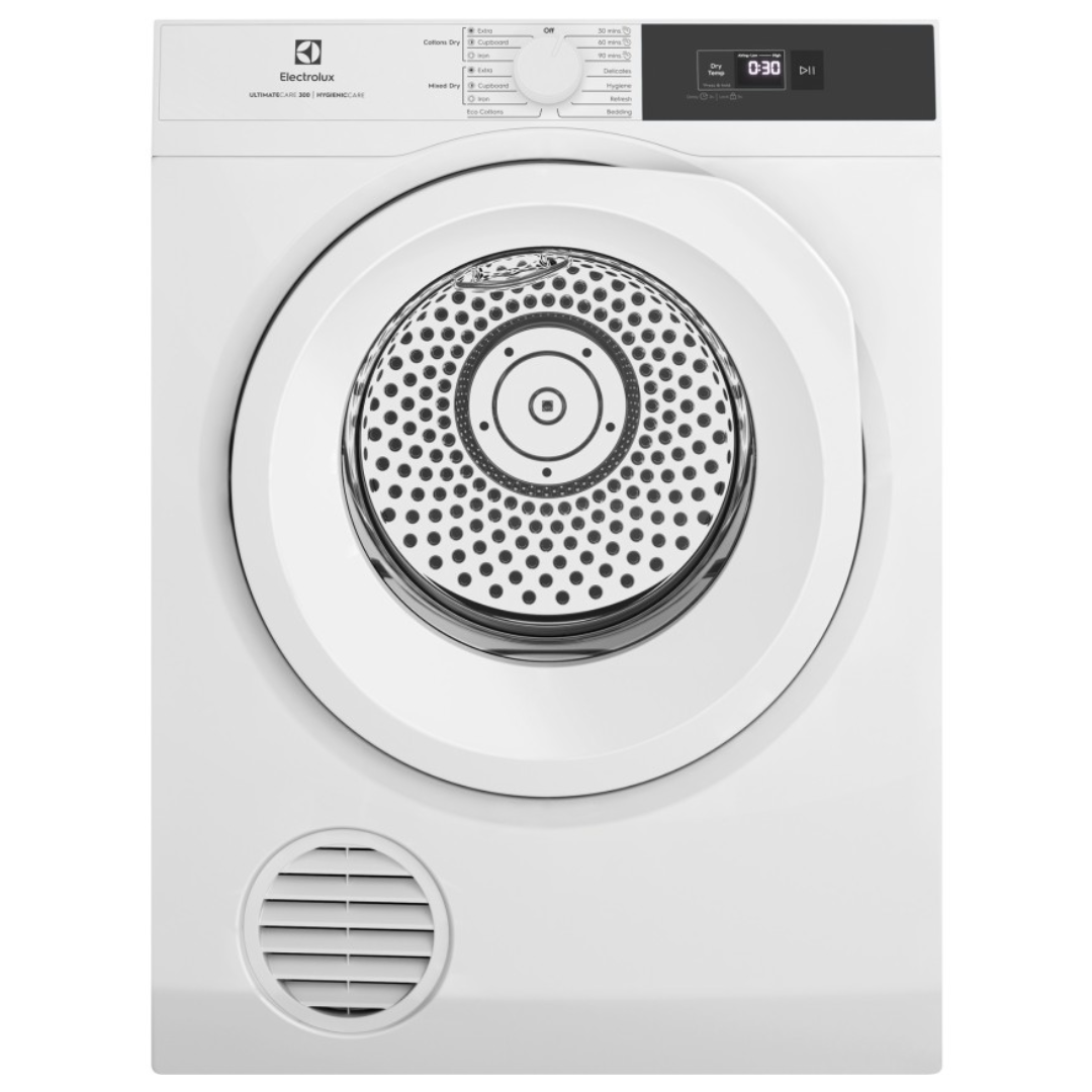Electrolux 6kg UltimateCare 300 Vented Dryer with SensorDry Technology EDV605H3WC - Perfect for Laundry Rooms & Small Apartments
