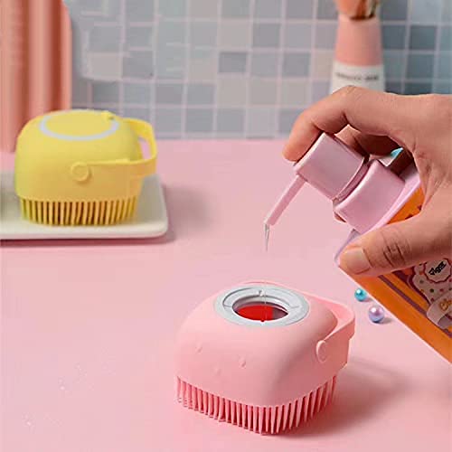 Premium Silicone Body Scrubber Brush - Exfoliating Massage Tool for Face & Body - Soft Bath Loofah for Gentle Skin Cleansing - Ideal for Shower, Spa & Daily Skincare Routine (Pack of 1)