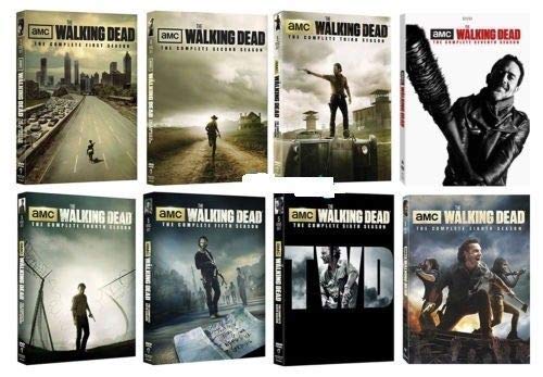 The Walking Dead Complete Seasons 1-8 DVD Box Set - Zombie Apocalypse TV Series Collection for Home Entertainment & Gift Giving